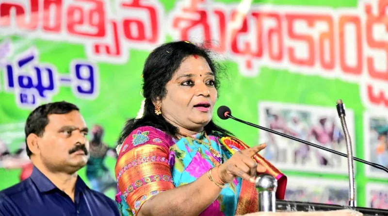 KCR is also acting like Stalin says governor tamilisai