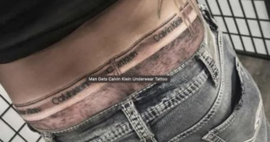 man gets calvin klein underwear as a tattoo