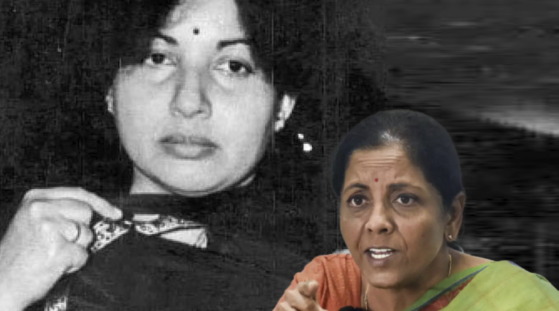 nirmala sitharaman quotes about jayalalitha in parliament today