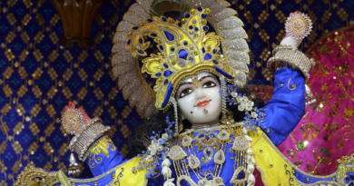 this woman treats lord krishna as her own child