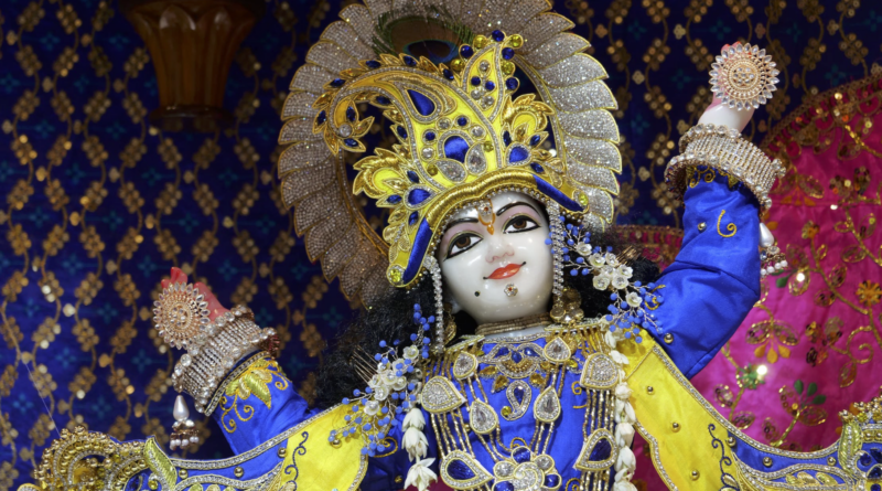 this woman treats lord krishna as her own child