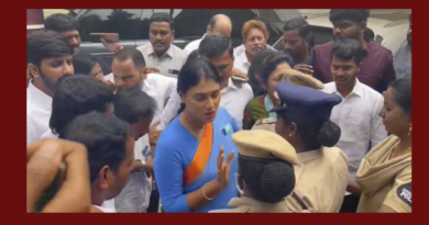 police stops ys sharmila from going to gajwel