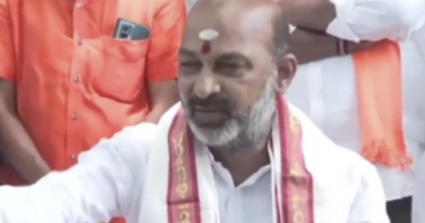 bandi sanjay alleges kcr wants congress to win