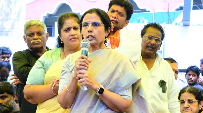 nara bhuvaneswari speech in jaggampeta