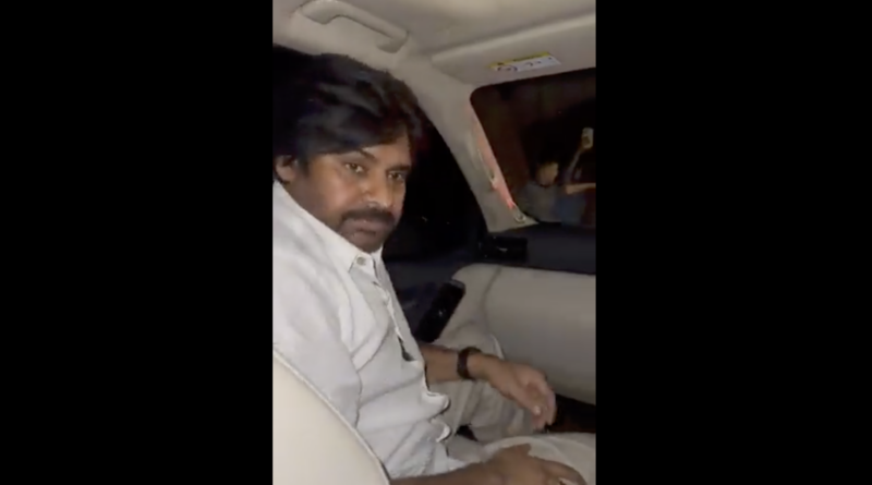 pawan kalyan was stopped at garikapadu by ap police