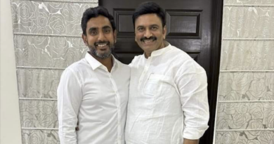 raghu rama krishnam raju meets nara lokesh