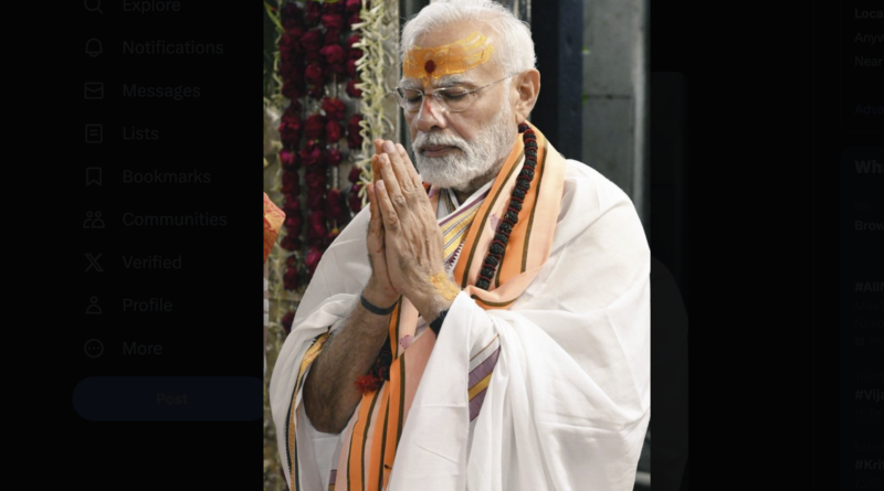 narendra modi says god chose him to pass women’s reservation bill