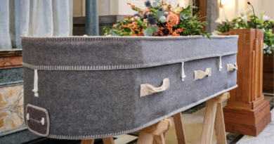 in a viral news a woman sleeps in coffin daily