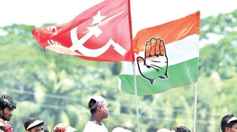 congress in alliance with left parties