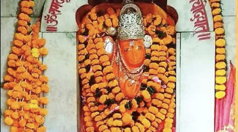 hanuman is worshipped in female as a female in girijabandh temple