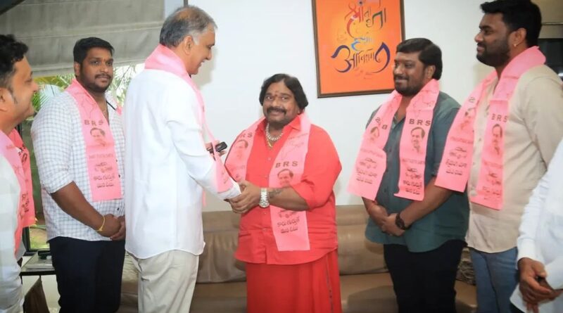 amberpet shankar joins brs party