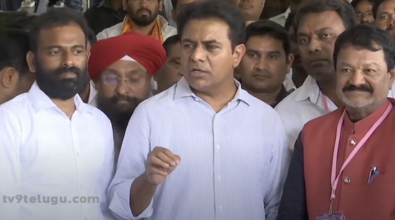 we don't want to learn manners from congress says ktr