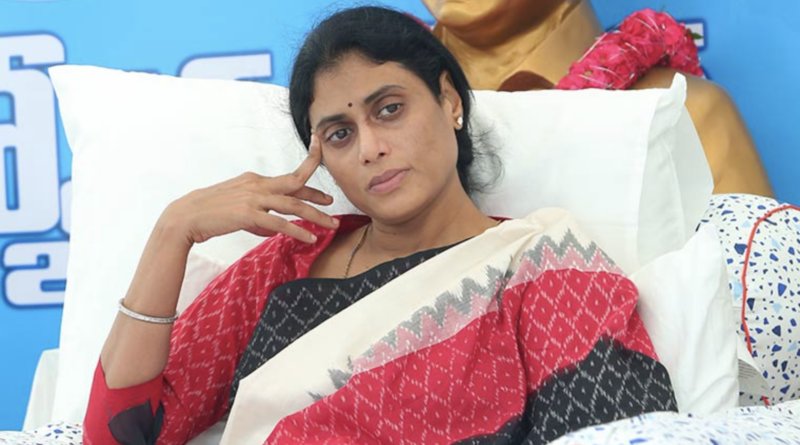 ysrtp supporters slams ys sharmila for not contesting in elections