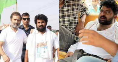 congress supporter who threw a slipper at pawan kalyan was caught