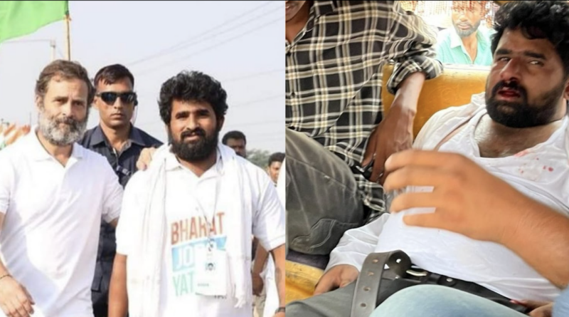 congress supporter who threw a slipper at pawan kalyan was caught