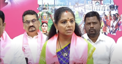 kalvakuntla kavitha compares bjp led state leaders to locusts