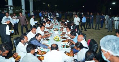 Deputy CM Mallu Bhatti Vikramarka gave a dinner treat to CM Revanth Reddy and Jairam Ramesh at Praja Bhavan
