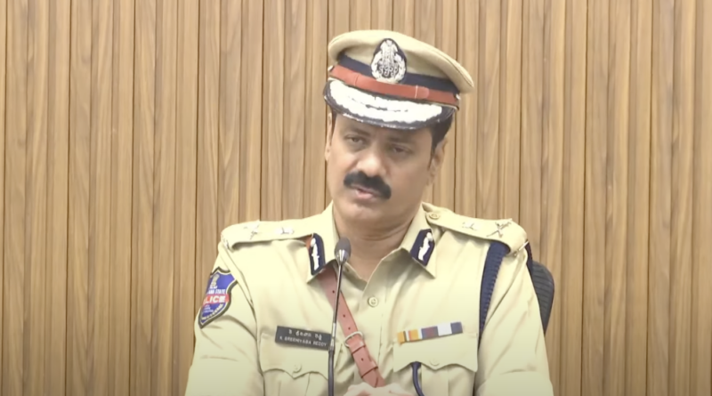 Hyderabad New CP Kothakota Srinivas Reddy strict warning on drug usage