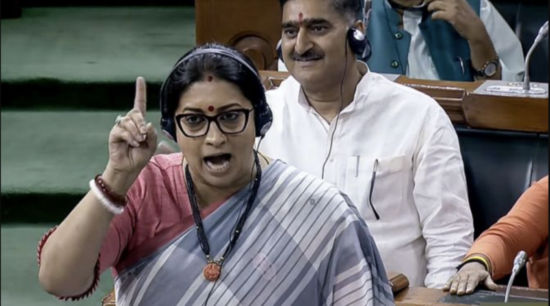 Smriti Irani shocking comments on menstrual paid leaves