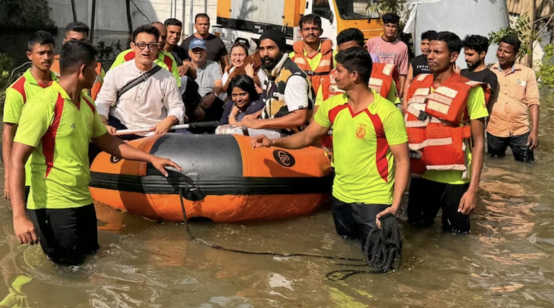 aamir khan and vishnu vishal rescued from Michaung cyclone
