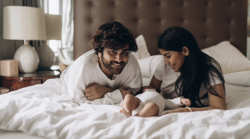 Sharwanand and his wife Rakshitha Reddy joyfully announce the arrival of their baby