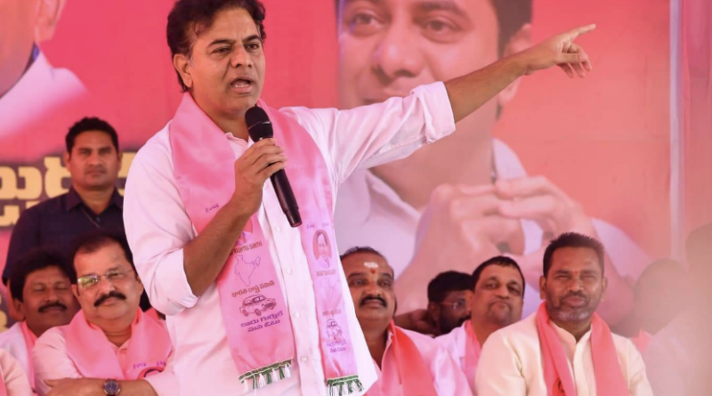 ktr starts his Chalo Medigadda yatra with brs leaders