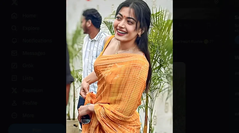 Rashmika Mandanna says come to me to a fan on X