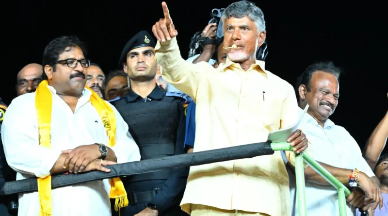 Chandrababu Naidu reacts on allu arjun supporting for ysrcp candidate