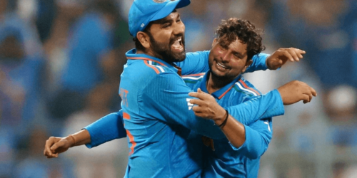 Rohit Sharma teases kuldeep yadav about his batting claims