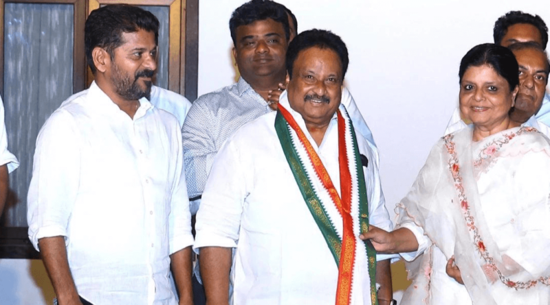 congress mp jithender reddy says revanth has the calibre to govern state from jail