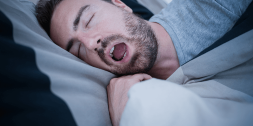 is sleeping with mouth open danger