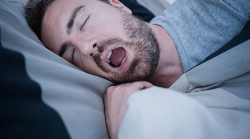 is sleeping with mouth open danger