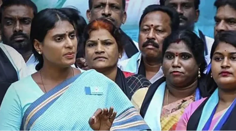 ys sharmila supports a man who slapped ysrcp mla siva kumar