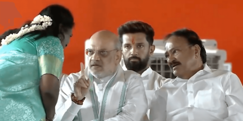 Amit Shah mass warning to tamilisai during chandrababu naidu swearing ceremony