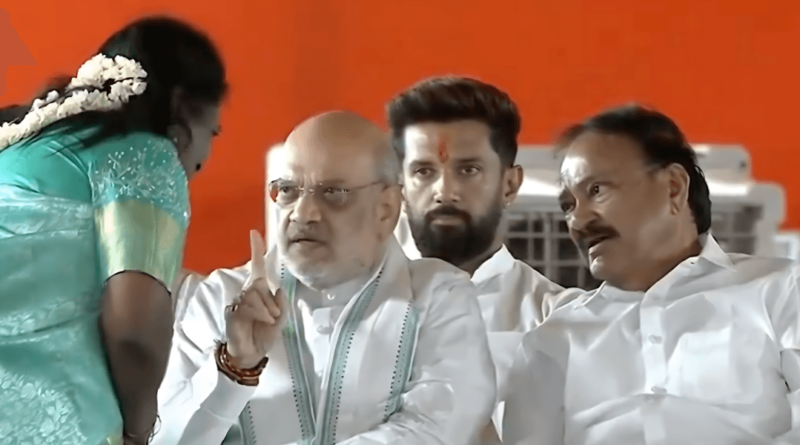 Amit Shah mass warning to tamilisai during chandrababu naidu swearing ceremony