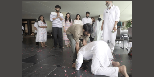 Chiranjeevi and pawan kalyan