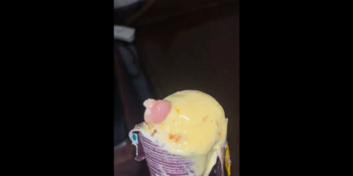 human finger found in ice cream