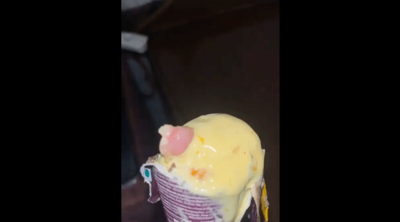 human finger found in ice cream