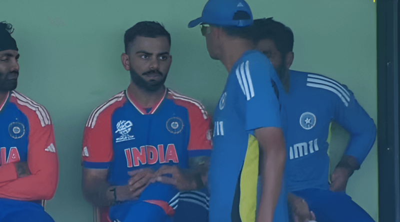 rahul dravid consoles virat kohli