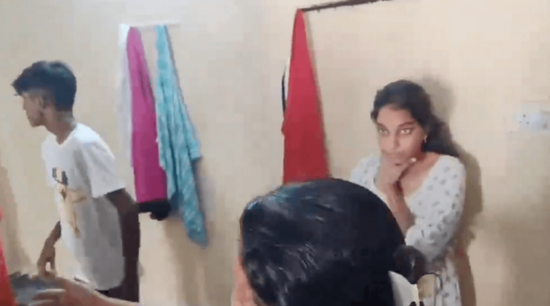 woman caught husband red handed with another woman in hyderabad