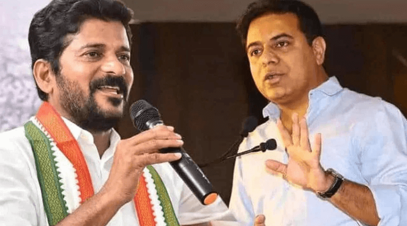 KTR addresses Revanth Reddy without using sir in the Telangana Assembly