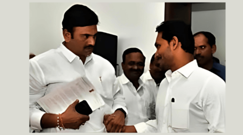 Raghu Rama Meets Jagan in assembly