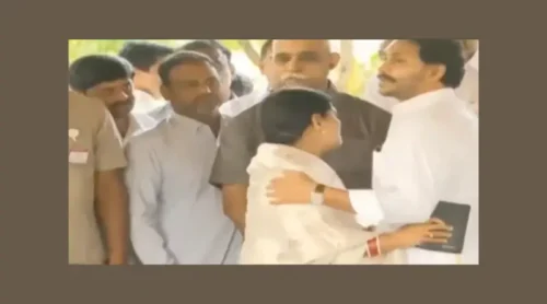 YS Jagan leaving his weeping mother at ysr ghat is receiving flak