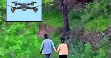 husband uses drone and catches wife red handed