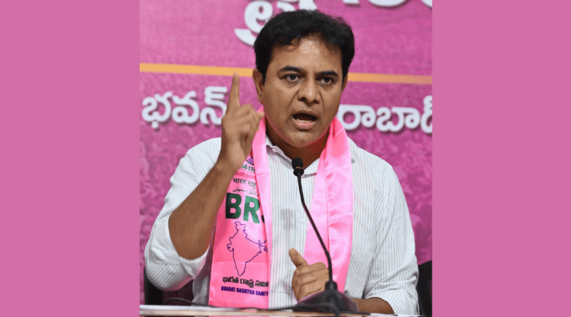 ktr asks revanth reddy to come to re polls with ex brs mlas
