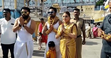 2 men wear 25 kgs of gold to tirumala