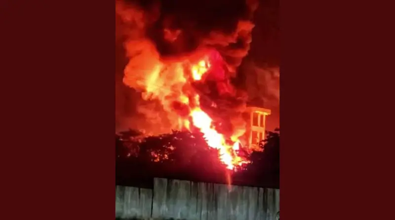 another fire accident in pharma city