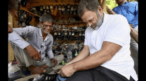 cobbler offered 10 lakhs for rahul stiched slipper but he rejected