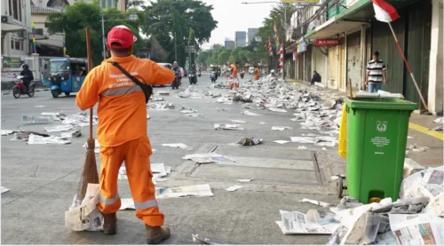 sweeper owns a bungalow and cars