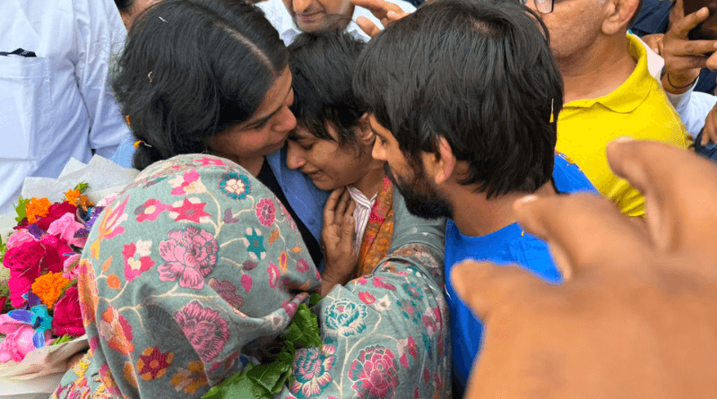 vinesh phogat reaches india